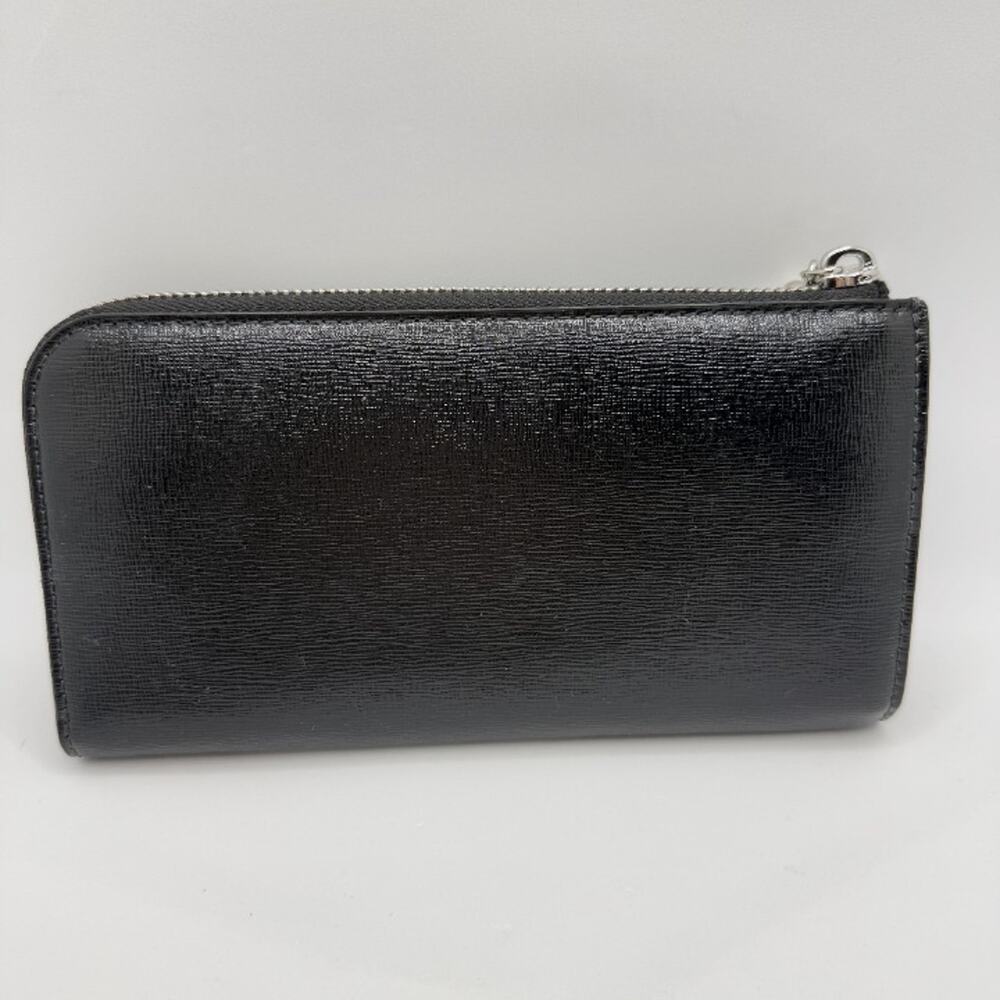 Kate Spade Whiskers Zip Around Continental Wallet KI714 Black with White Cat - Picture 9 of 12